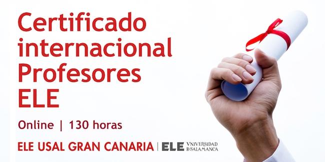 Certificado Internacional profesor de Español como Lengua extranjera (ELE) Asincrónico 130 Horas